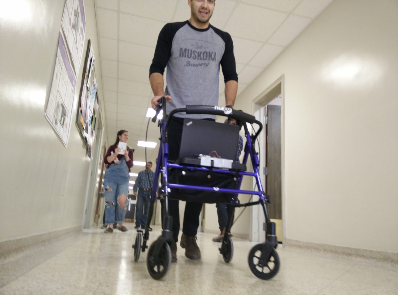 Actionshot of Gait Testing